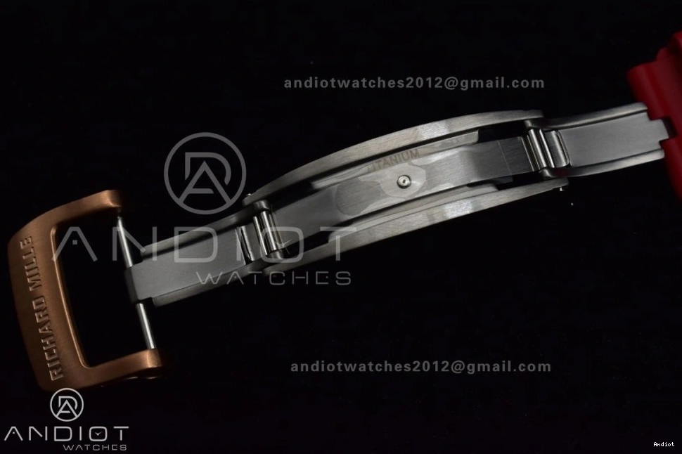 Best NTPT Rubber on Dial A7750 Chrono Edition Crystal V2 RM011 Strap Lotus KVF Red 1:1 1130